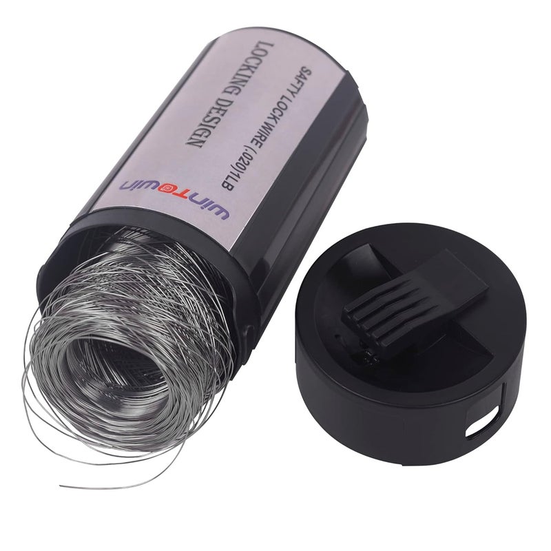 NACHEE Safety Lockwire .021" (0.53mm),840FT 304 Stainless Steel Twist Safety Lock Wire Used for Repairing Motorcycles, Tie Things,Aircraft Safety Wire - Image 3